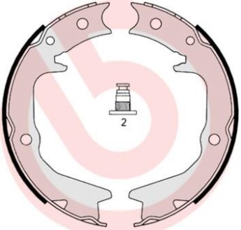 Тормозные колодки барабаны BREMBO S 54 519