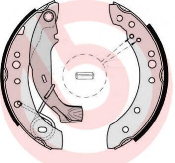 Комплект тормозных колодок BREMBO S61526