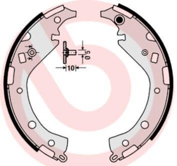 Комплект тормозных колодок BREMBO S83549