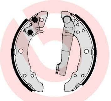 Колодки гальмівні барабанні (комплект 4 шт) BREMBO S85507