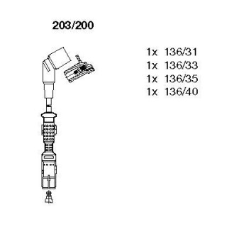 Дроти запалення, набір BREMI 203200