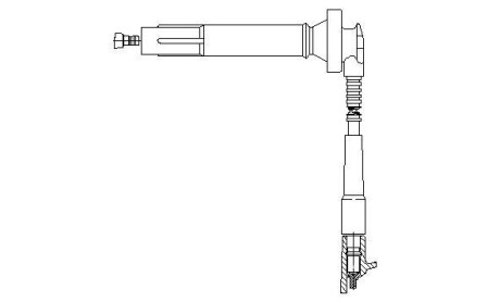 A_Провід високовольтний SUBARU Forester/Impreza/Legacy/Outback "2,0-2,5(1-цил) "98-05 компл 3А00/162 BREMI 3A59E42 (фото 1)