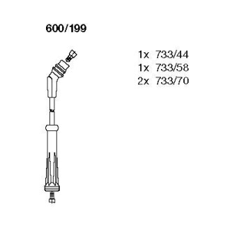 Комплект проводов зажигания BREMI 600199