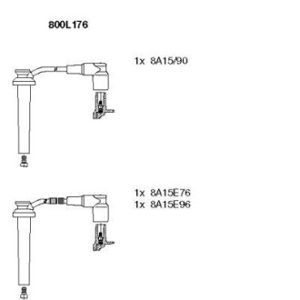 Комплект проводов зажигания BREMI 800L176