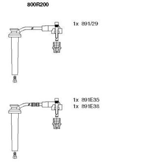 Комплект проводов зажигания BREMI 800R200