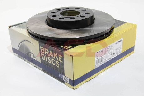 Гальмівний диск перед. Caddy III 650kg (288x25) BREMSI CD7218V