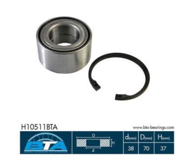 Комплект подшипников колеса BTA H10511BTA