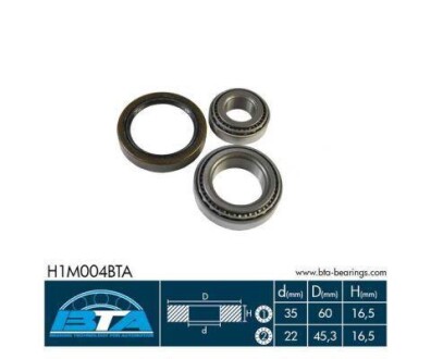 Комплект подшипников колеса BTA H1M004BTA