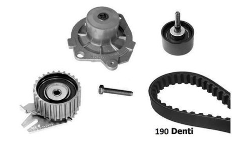 Pompa wodna + zestaw paska rozrządu BUGATTI KBU5013E