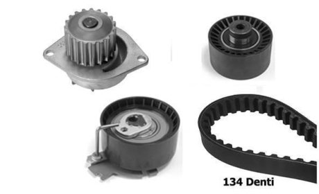 ZESTAW ROZRZ Z POMP? WODY CITROEN C2/C3/C4/PEUGEOT 206/207/307 1,6 03- BUGATTI KBU7407B