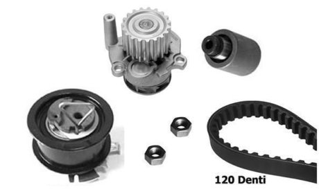 Pompa wodna + zestaw paska rozrzadu BUGATTI KBU8712B