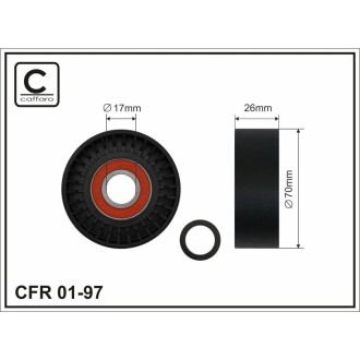 Ролик CAFFARO 0197