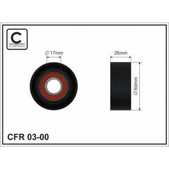 Ролик CAFFARO 0300