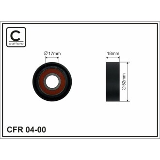 Ролик CAFFARO 0400