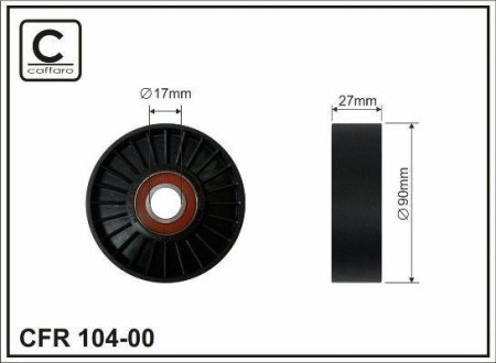 Ролик ремня CAFFARO 10400