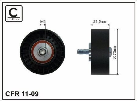 Ролик ремня CAFFARO 1109