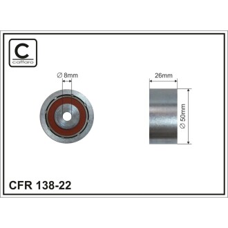 Ролик CAFFARO 138-22