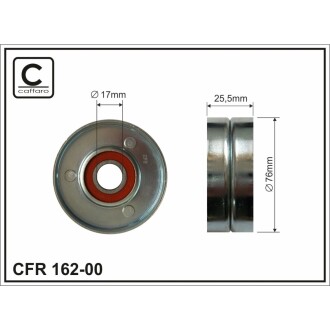 Ролик поліклинового ременя CAFFARO 16200