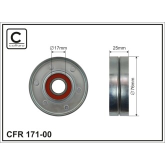 Ролик ремня CAFFARO 17100