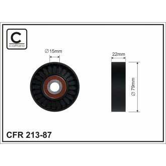 Ролик ремня CAFFARO 21387