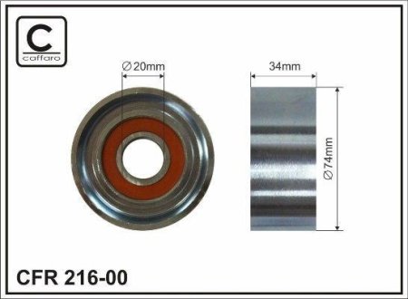 Ролик ремня CAFFARO 21600