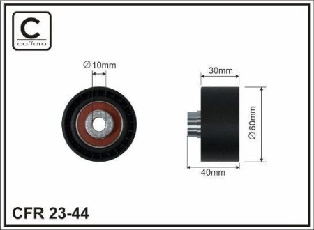 Ролик CAFFARO 23-44