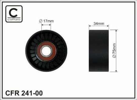 Ролик ремня CAFFARO 24100