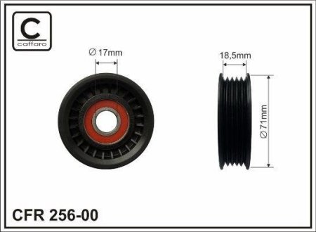 Ролик ремня CAFFARO 25600