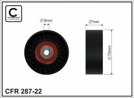 Ролик ремня CAFFARO 28722