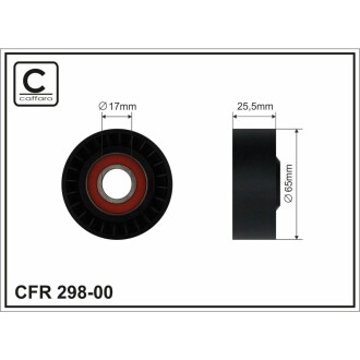 Ролик ремня CAFFARO 29800