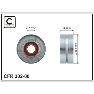 Ролик натяжний CAFFARO 302-00