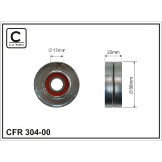 Ролик обвідний CAFFARO 30400