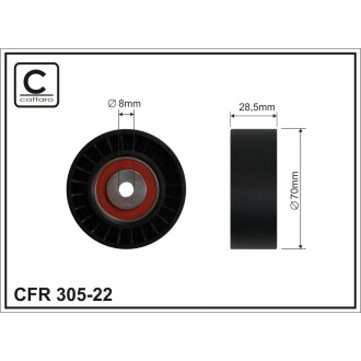 Ролик направляючий CAFFARO 305-22