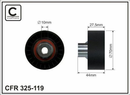 Ролик ремня CAFFARO 325119