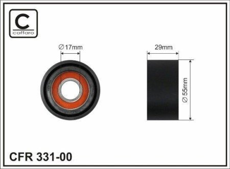 Натяжний ролик CAFFARO 33100