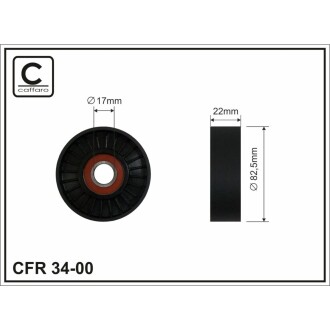 Ролик CAFFARO 3400