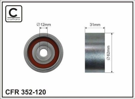 Ролик ремня CAFFARO 352120