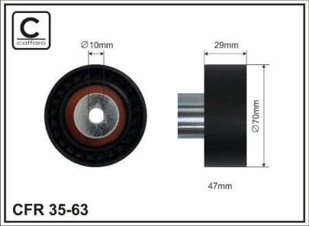 Ролик ремня CAFFARO 3563