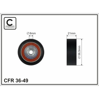 Ролик направляючий CAFFARO 3649