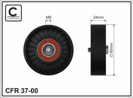 Ролик ремня CAFFARO 37-00