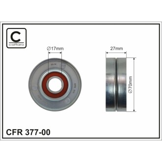 Ролик ремня CAFFARO 37700