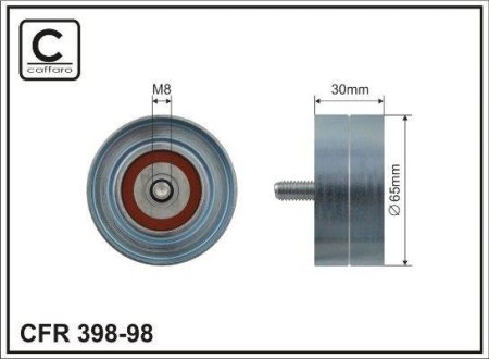 Ролик ремня CAFFARO 39898