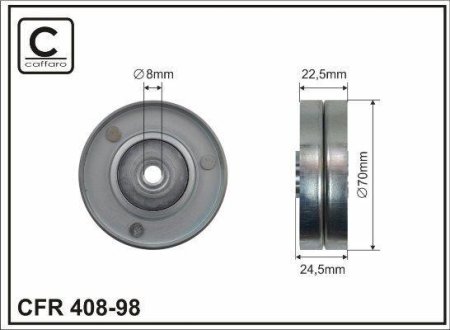 Ролик ремня CAFFARO 40898