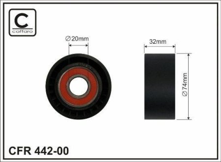 Ролик ремня CAFFARO 442-00