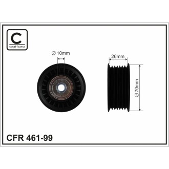 Ролик ремня CAFFARO 46199