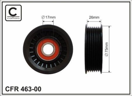 Ролик ремня CAFFARO 46300