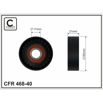 Ролік CAFFARO 46840