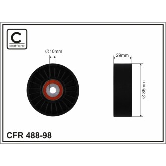 Ролик CAFFARO 48898