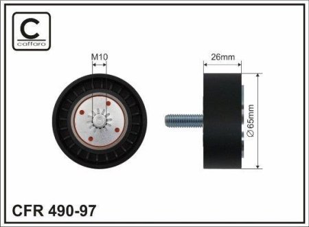 Ролик ремня CAFFARO 49097