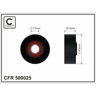 Ролик натяжний, OM651 2.2CDI CAFFARO 500025